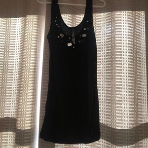 ❤️5/$20 Bundle Gray Sequin Ribbed Tank